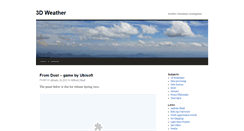 Desktop Screenshot of 3dweather.org